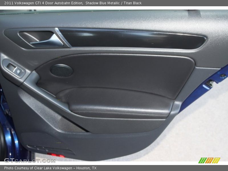 Shadow Blue Metallic / Titan Black 2011 Volkswagen GTI 4 Door Autobahn Edition