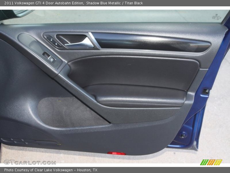Shadow Blue Metallic / Titan Black 2011 Volkswagen GTI 4 Door Autobahn Edition