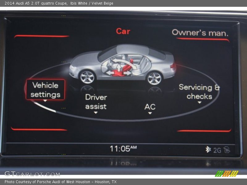 Ibis White / Velvet Beige 2014 Audi A5 2.0T quattro Coupe