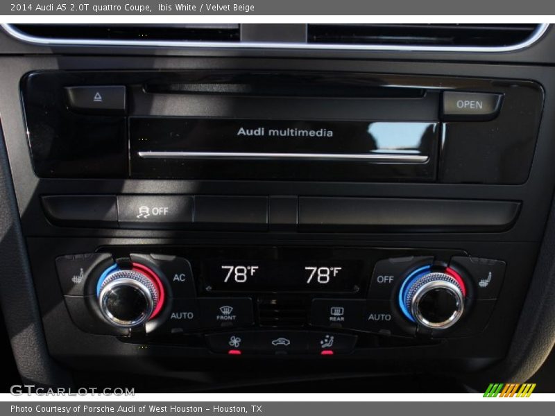 Ibis White / Velvet Beige 2014 Audi A5 2.0T quattro Coupe