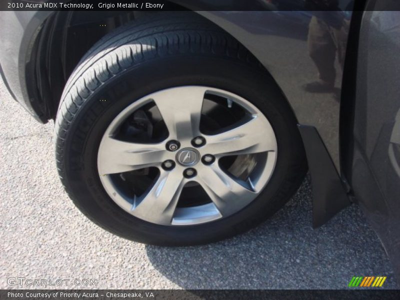 Grigio Metallic / Ebony 2010 Acura MDX Technology