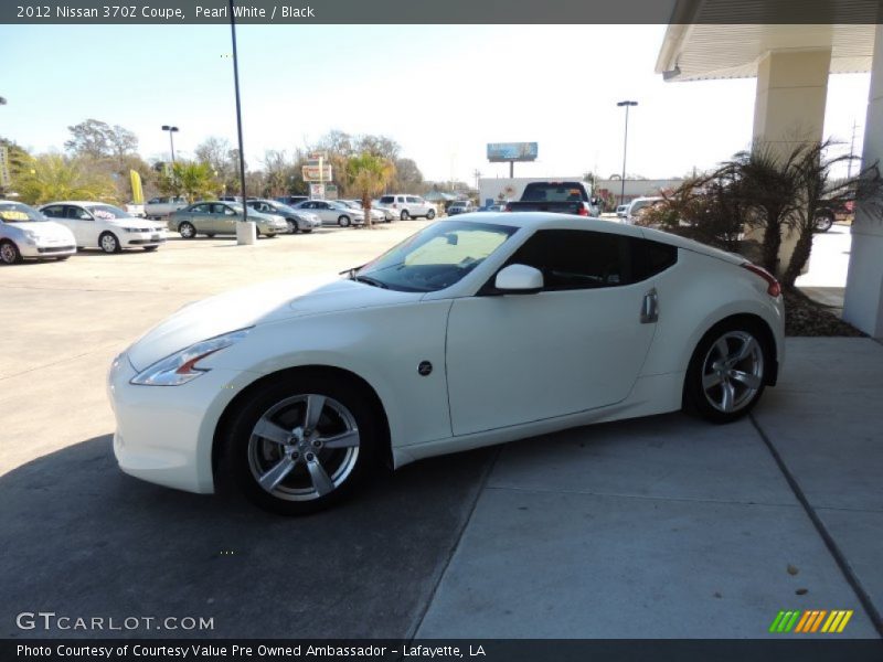 Pearl White / Black 2012 Nissan 370Z Coupe