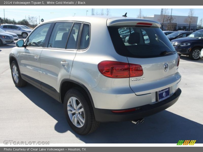 White Gold Metallic / Black 2014 Volkswagen Tiguan S