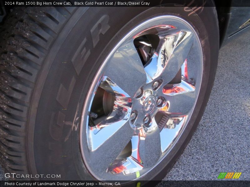 Black Gold Pearl Coat / Black/Diesel Gray 2014 Ram 1500 Big Horn Crew Cab