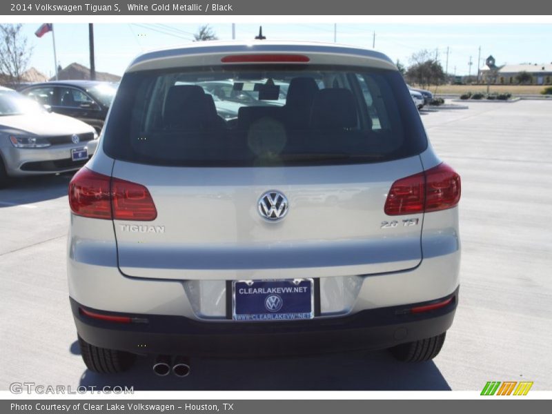 White Gold Metallic / Black 2014 Volkswagen Tiguan S