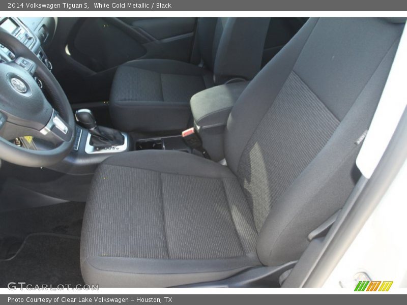 White Gold Metallic / Black 2014 Volkswagen Tiguan S