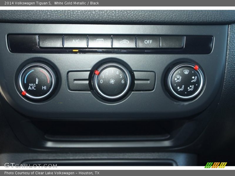 White Gold Metallic / Black 2014 Volkswagen Tiguan S