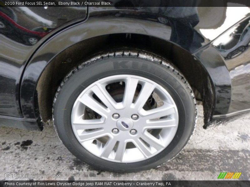 Ebony Black / Charcoal Black 2010 Ford Focus SEL Sedan