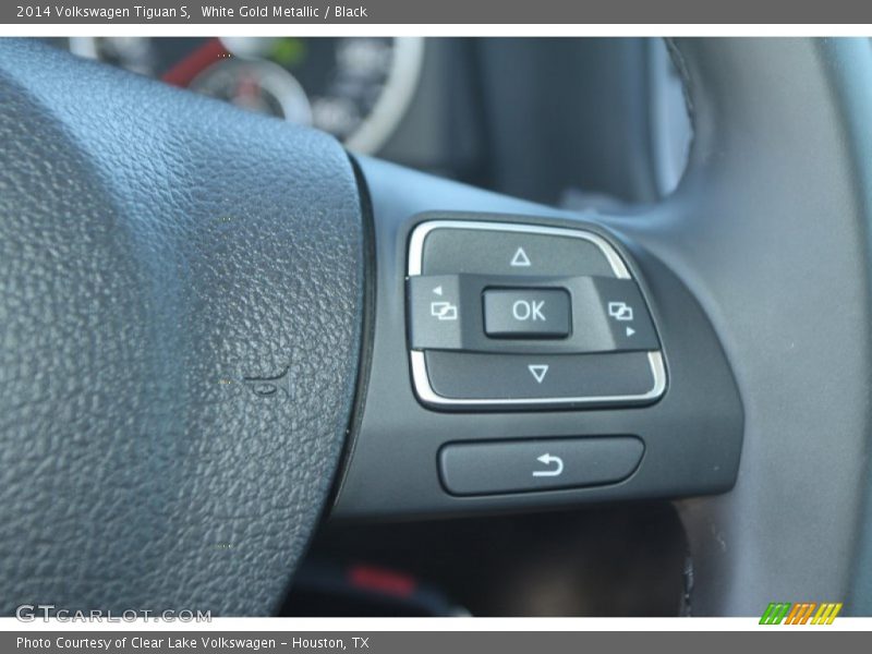 White Gold Metallic / Black 2014 Volkswagen Tiguan S