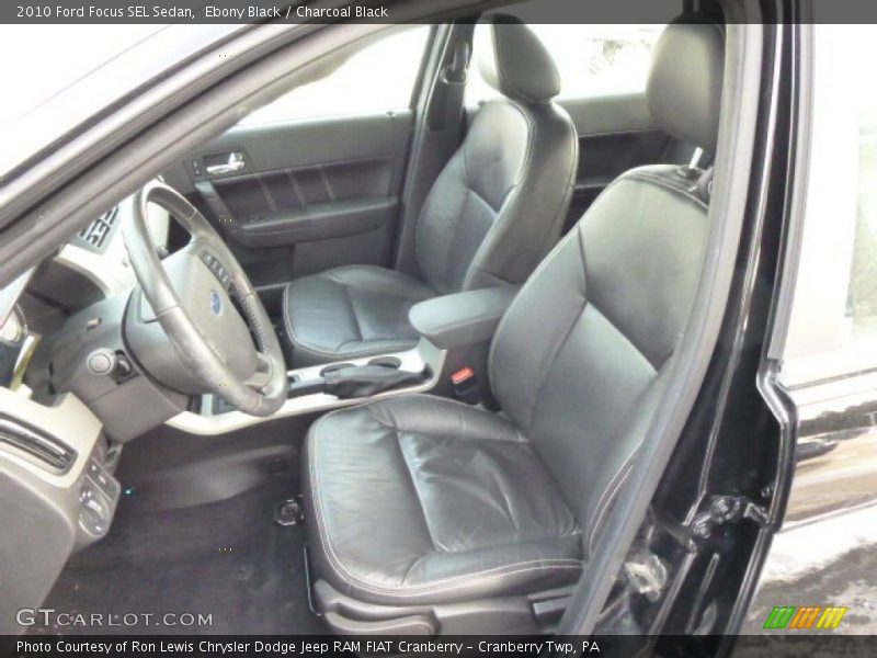 Ebony Black / Charcoal Black 2010 Ford Focus SEL Sedan