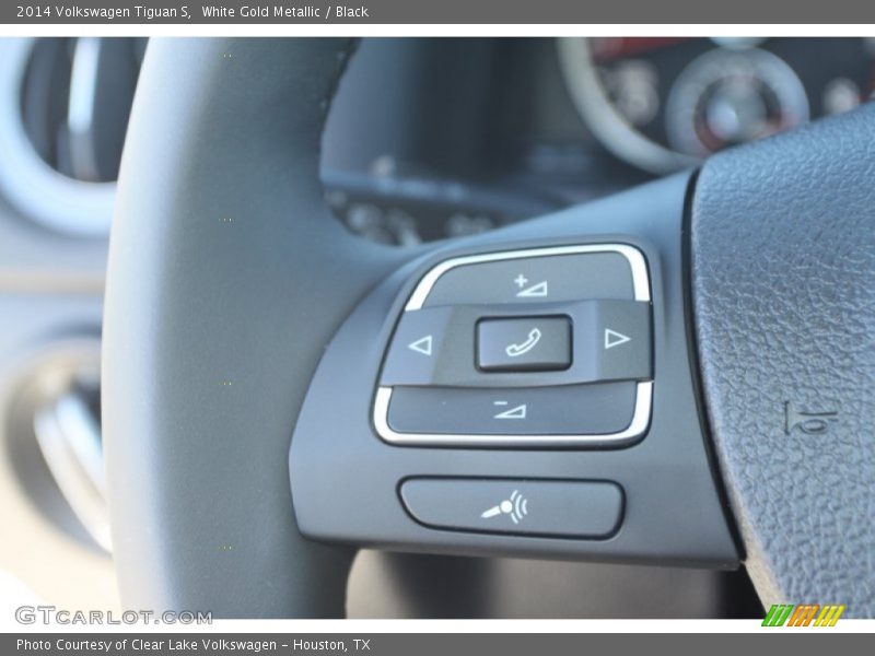 White Gold Metallic / Black 2014 Volkswagen Tiguan S