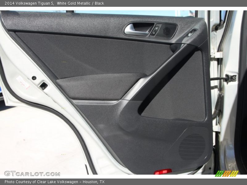 White Gold Metallic / Black 2014 Volkswagen Tiguan S