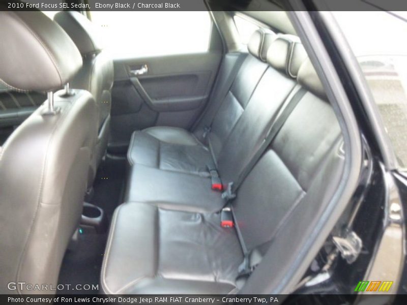 Ebony Black / Charcoal Black 2010 Ford Focus SEL Sedan