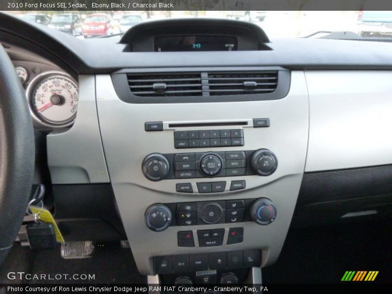 Ebony Black / Charcoal Black 2010 Ford Focus SEL Sedan