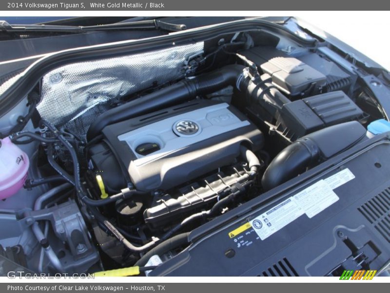 White Gold Metallic / Black 2014 Volkswagen Tiguan S