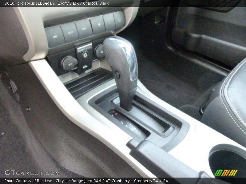 Ebony Black / Charcoal Black 2010 Ford Focus SEL Sedan