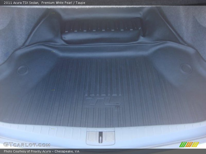 Premium White Pearl / Taupe 2011 Acura TSX Sedan