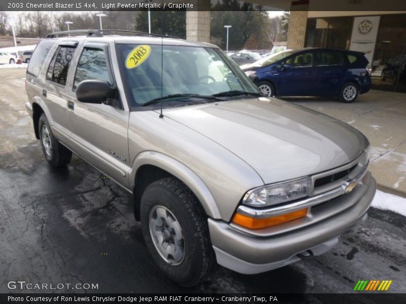 Light Pewter Metallic / Graphite 2003 Chevrolet Blazer LS 4x4