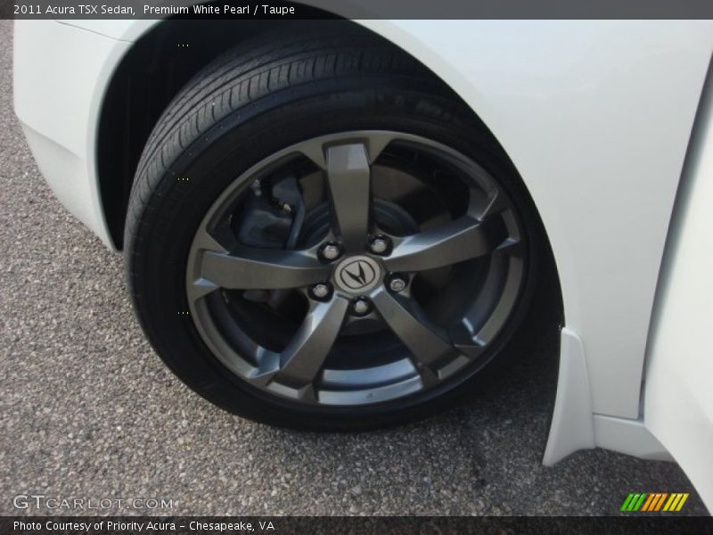 Premium White Pearl / Taupe 2011 Acura TSX Sedan
