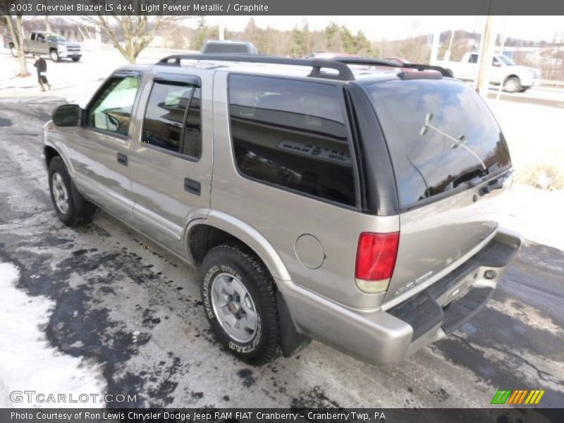 Light Pewter Metallic / Graphite 2003 Chevrolet Blazer LS 4x4