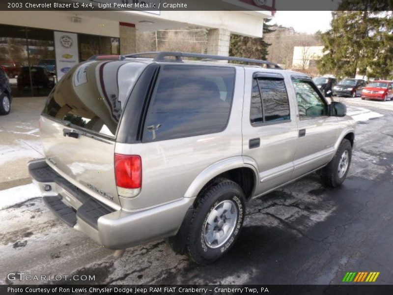 Light Pewter Metallic / Graphite 2003 Chevrolet Blazer LS 4x4
