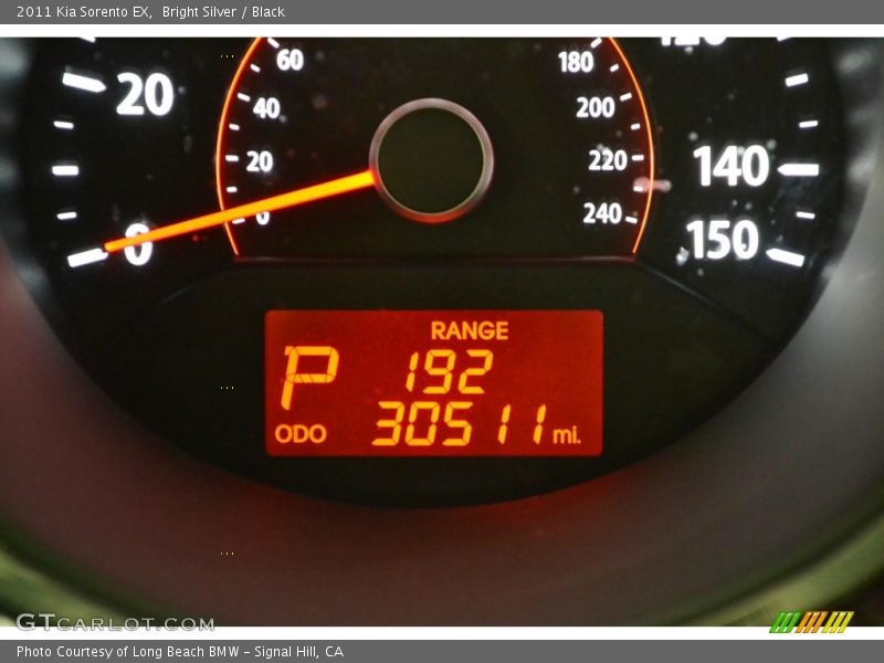 Bright Silver / Black 2011 Kia Sorento EX