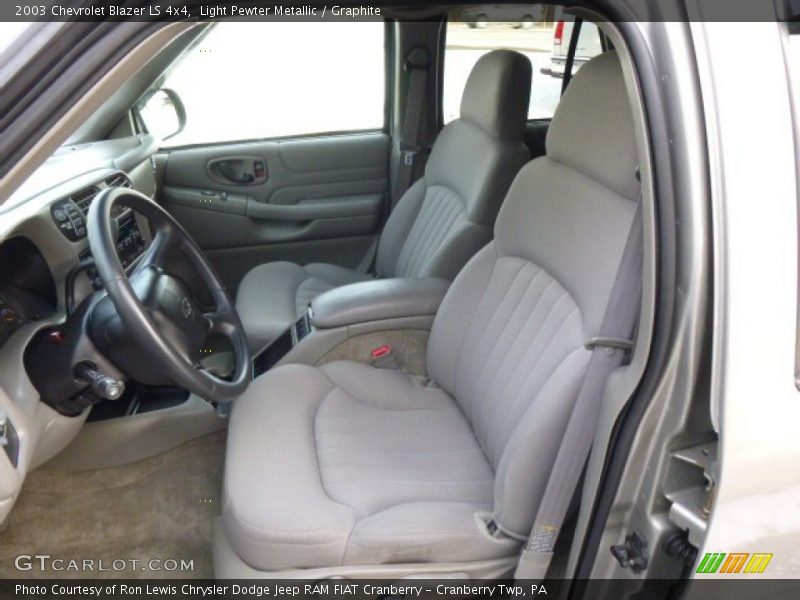 Light Pewter Metallic / Graphite 2003 Chevrolet Blazer LS 4x4