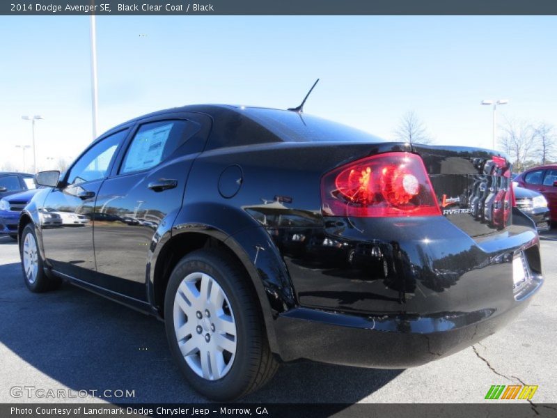 Black Clear Coat / Black 2014 Dodge Avenger SE