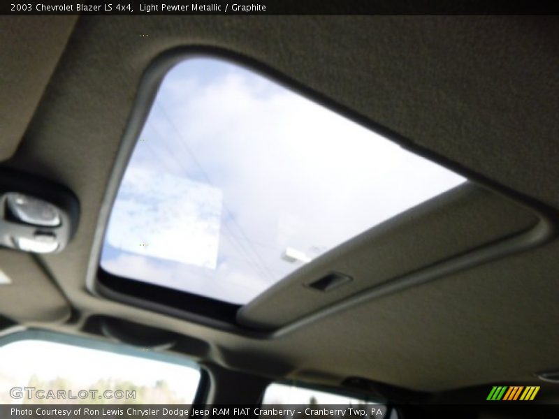 Light Pewter Metallic / Graphite 2003 Chevrolet Blazer LS 4x4