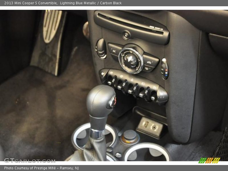 Lightning Blue Metallic / Carbon Black 2013 Mini Cooper S Convertible