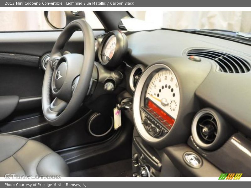 Lightning Blue Metallic / Carbon Black 2013 Mini Cooper S Convertible