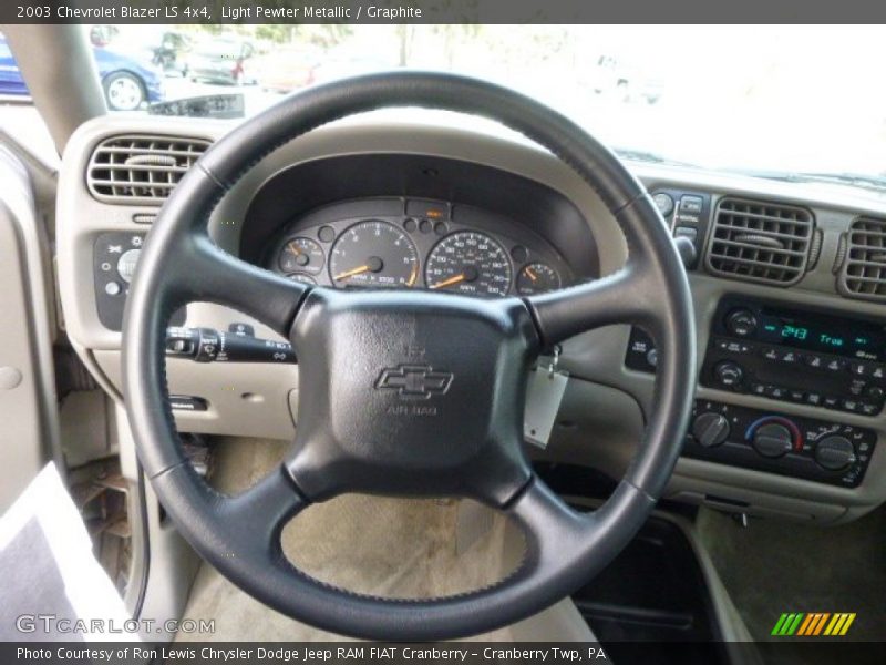Light Pewter Metallic / Graphite 2003 Chevrolet Blazer LS 4x4