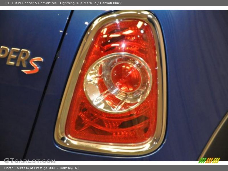Lightning Blue Metallic / Carbon Black 2013 Mini Cooper S Convertible