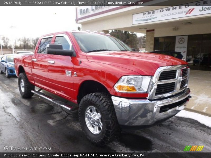 Flame Red / Dark Slate/Medium Graystone 2012 Dodge Ram 2500 HD ST Crew Cab 4x4