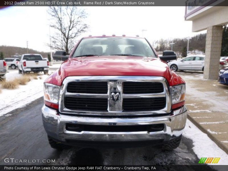 Flame Red / Dark Slate/Medium Graystone 2012 Dodge Ram 2500 HD ST Crew Cab 4x4