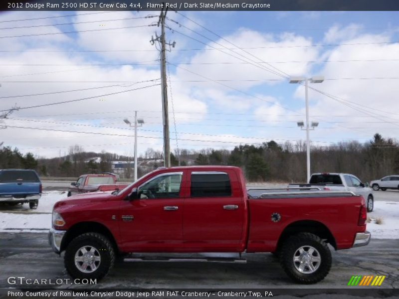 Flame Red / Dark Slate/Medium Graystone 2012 Dodge Ram 2500 HD ST Crew Cab 4x4