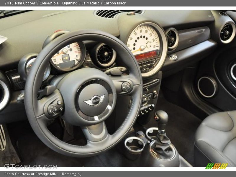 Lightning Blue Metallic / Carbon Black 2013 Mini Cooper S Convertible