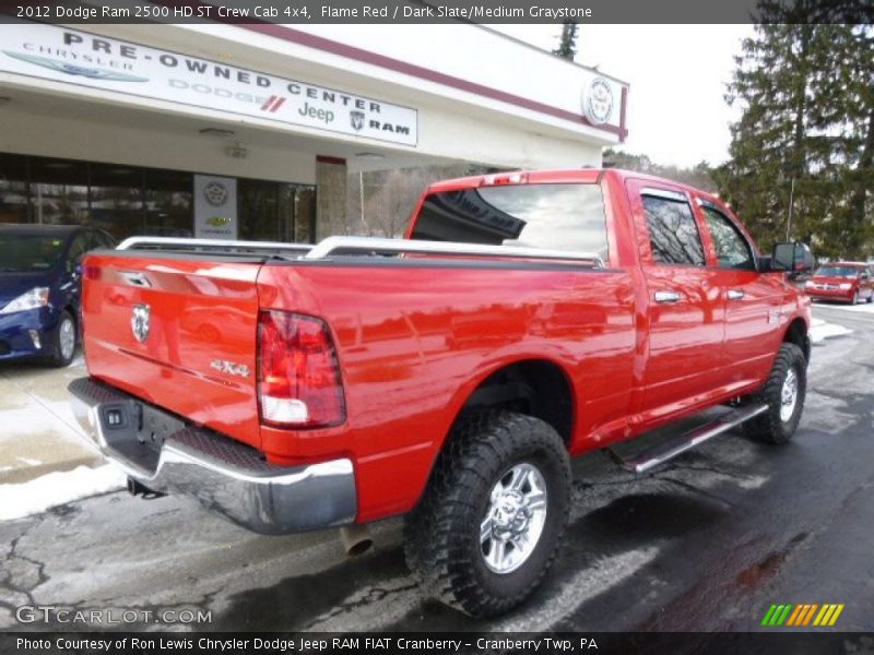 Flame Red / Dark Slate/Medium Graystone 2012 Dodge Ram 2500 HD ST Crew Cab 4x4