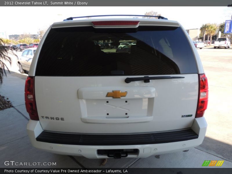 Summit White / Ebony 2012 Chevrolet Tahoe LT