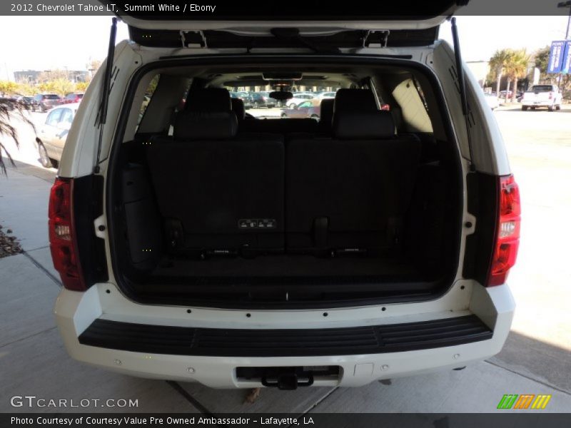 Summit White / Ebony 2012 Chevrolet Tahoe LT