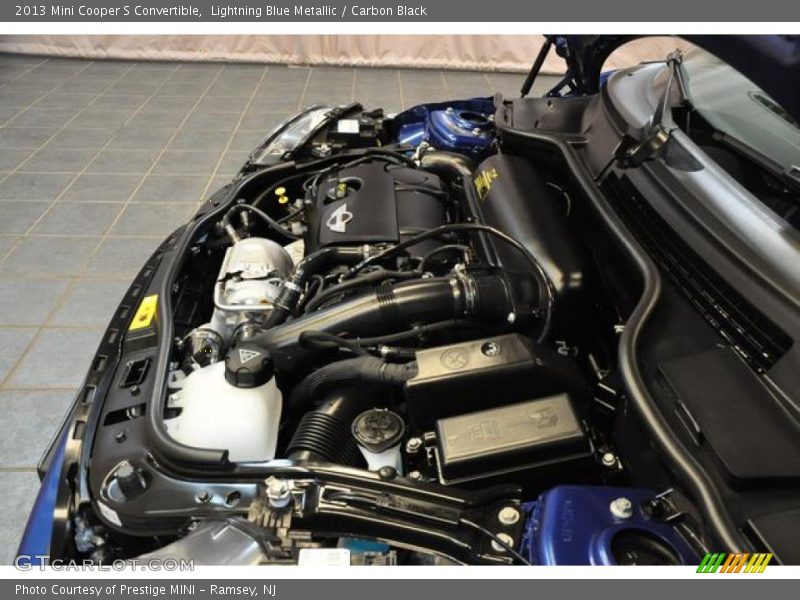 Lightning Blue Metallic / Carbon Black 2013 Mini Cooper S Convertible