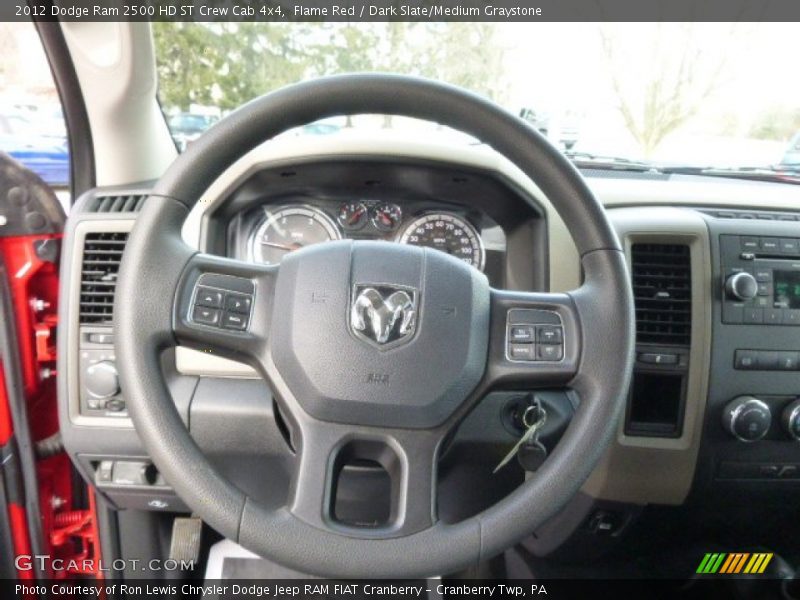 Flame Red / Dark Slate/Medium Graystone 2012 Dodge Ram 2500 HD ST Crew Cab 4x4