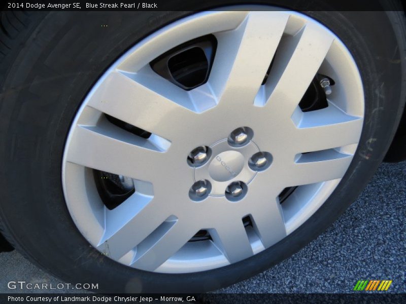 Blue Streak Pearl / Black 2014 Dodge Avenger SE