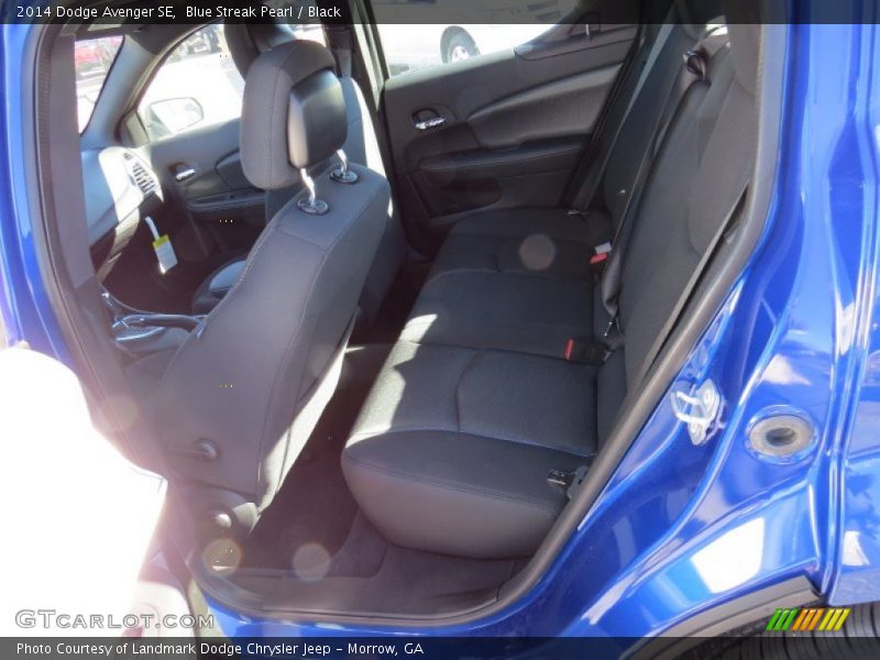 Blue Streak Pearl / Black 2014 Dodge Avenger SE