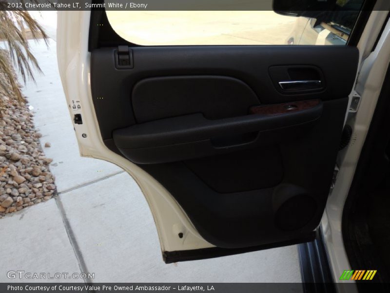 Summit White / Ebony 2012 Chevrolet Tahoe LT