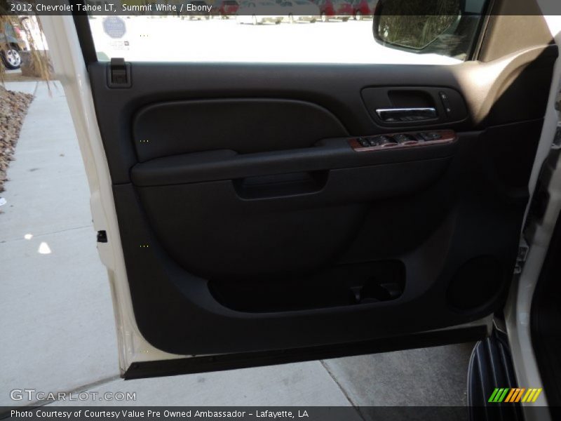 Summit White / Ebony 2012 Chevrolet Tahoe LT