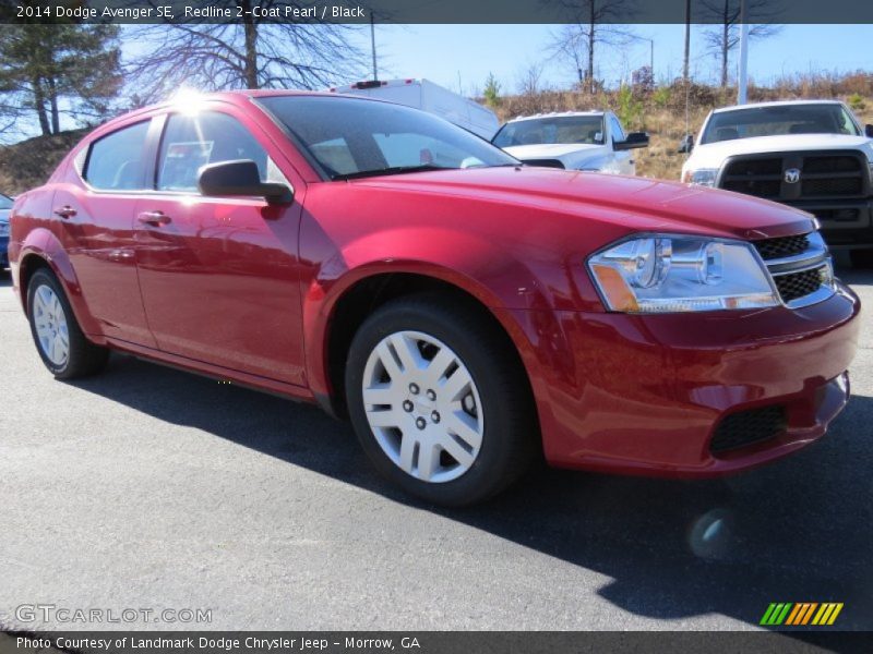 Redline 2-Coat Pearl / Black 2014 Dodge Avenger SE