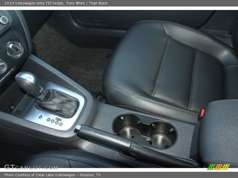 Pure White / Titan Black 2014 Volkswagen Jetta TDI Sedan
