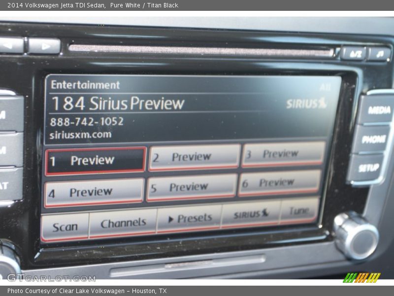 Pure White / Titan Black 2014 Volkswagen Jetta TDI Sedan