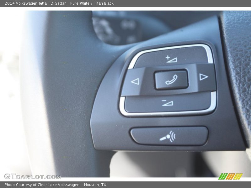 Pure White / Titan Black 2014 Volkswagen Jetta TDI Sedan